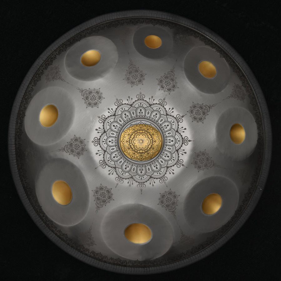 Mandala Handpan Instrument Drum in D Minor Massive Percussion