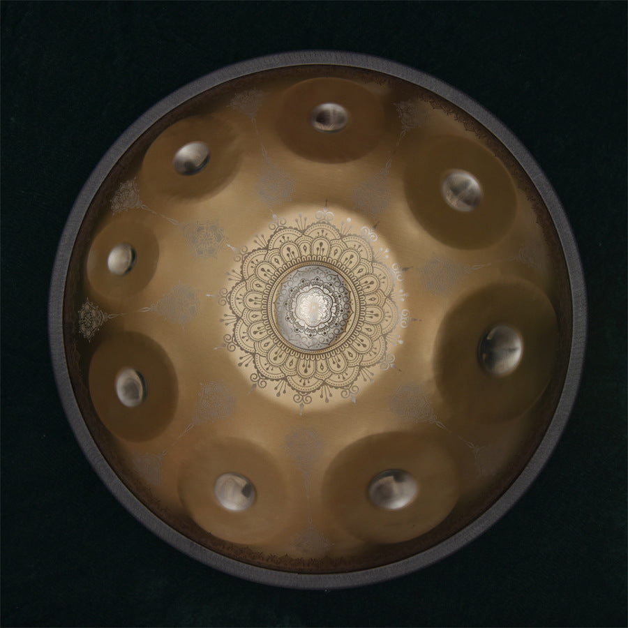 Mandala Handpan Instrument Drum in D Minor Massive Percussion